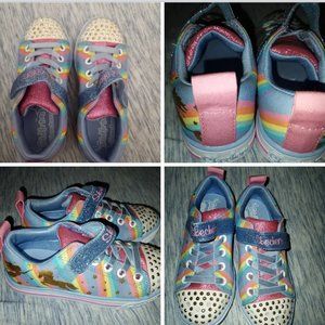 Skechers twinkle toes magical rainbows size 11